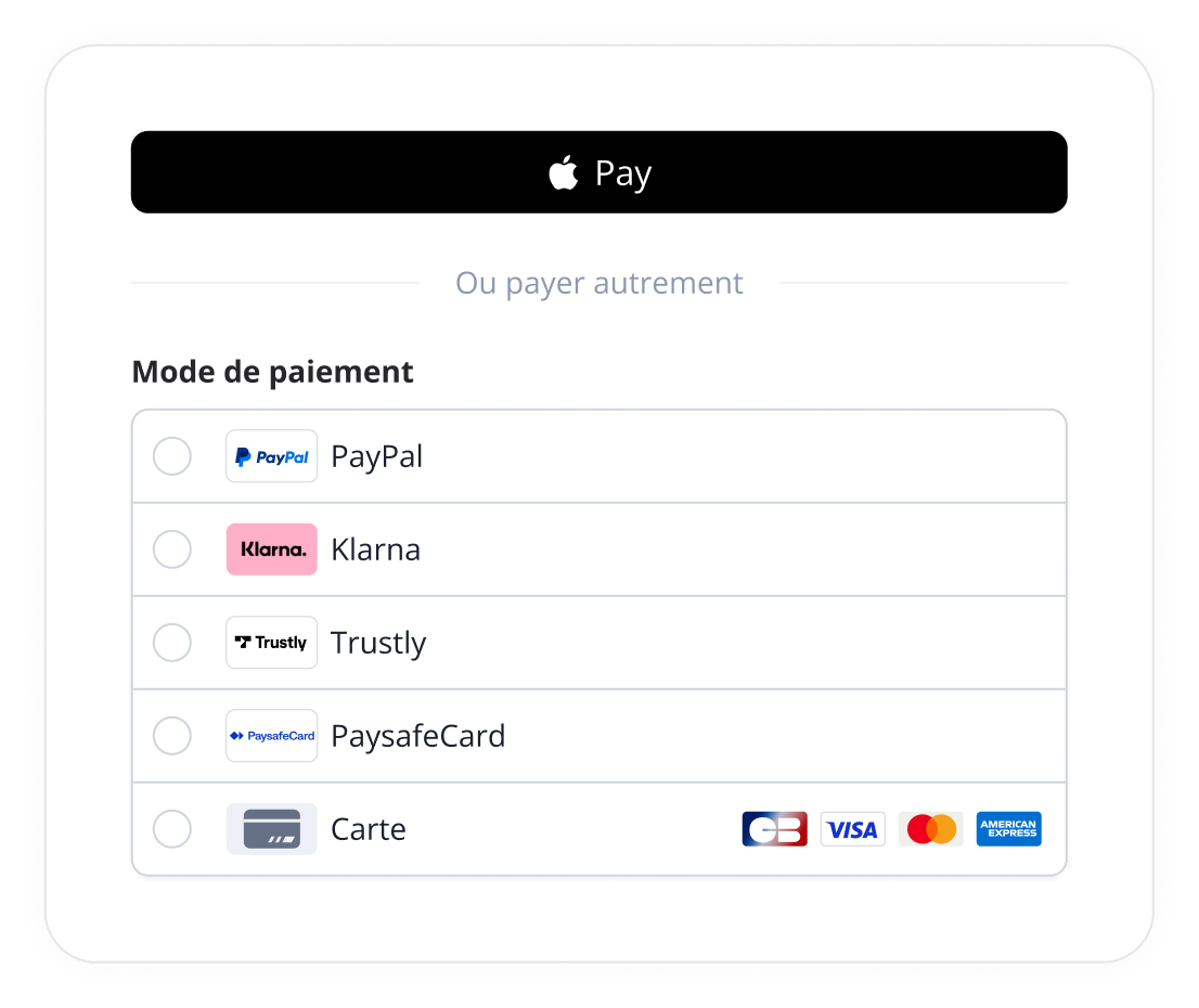 France checkout
