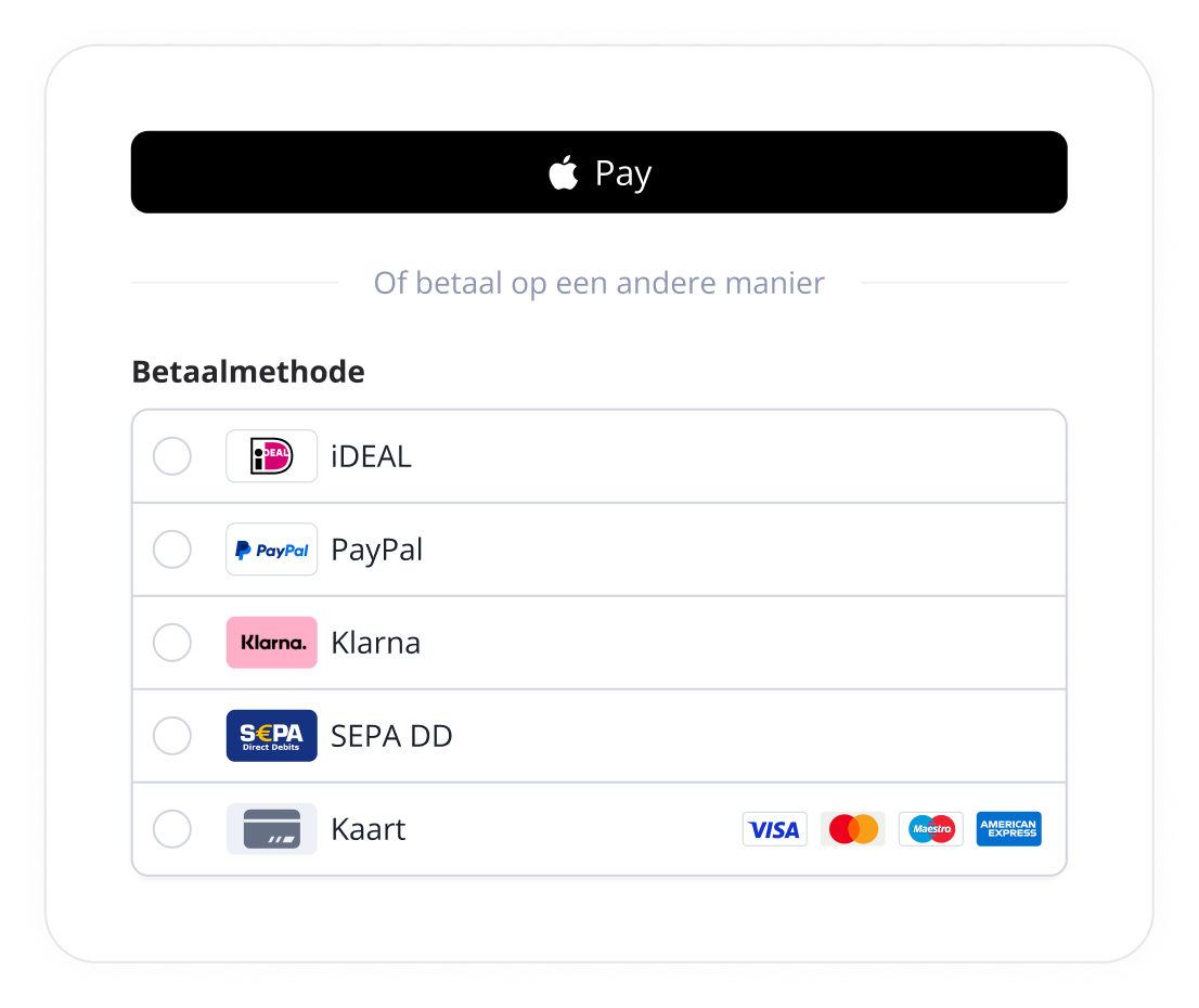 Netherlands checkout