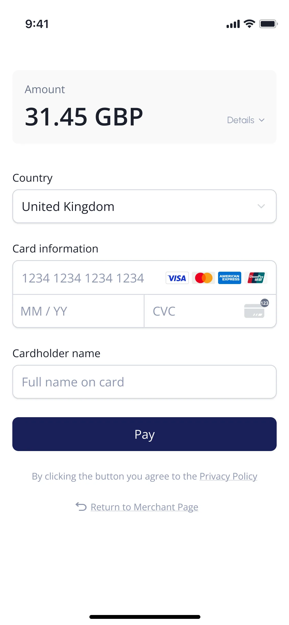 GBP Payment