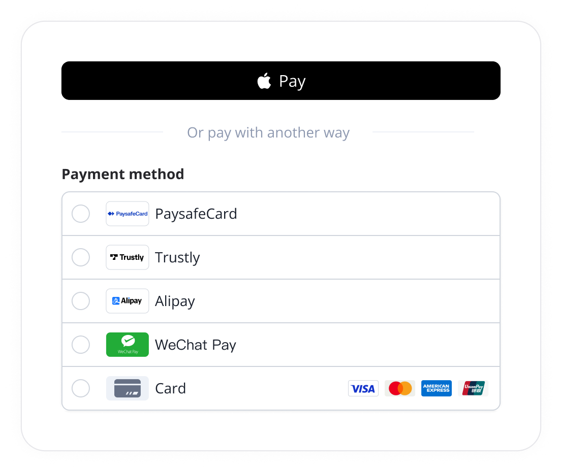 United Kingdom checkout